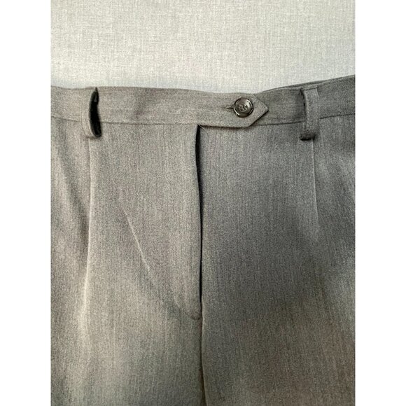 SAG Harbor Women's Petite 12P Light Grey Casual Formal Dress Pants Used - Picture 2 of 8
